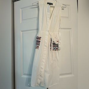 White Tahari MIDI Dress - size 4